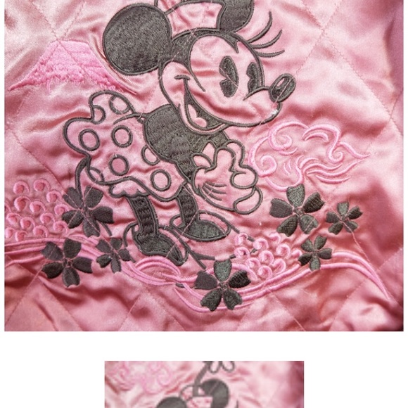 🚫SOLD🚫Sukajan Japan Minnie Mouse bomber jacket - Picture 2 of 6
